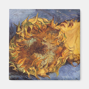 Aimant Vincent van Gogh - Vie morte : Deux tournesols cou