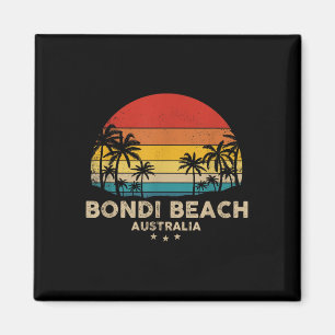 Aimant Vintage Bondi Beach - Australie Beach Souvenir