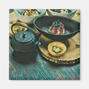 Aimant Vintage cadeau sushi
