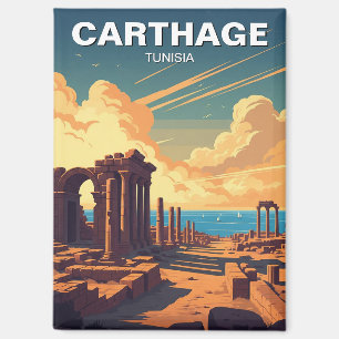 Aimant Vintage Carthage Tunisie Travel