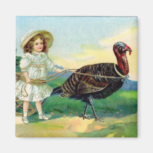 Aimant vintage de thanksgiving