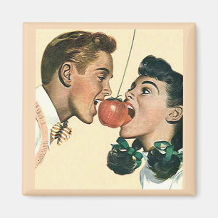 Aimant vintage démodé de pendillement d'Apple