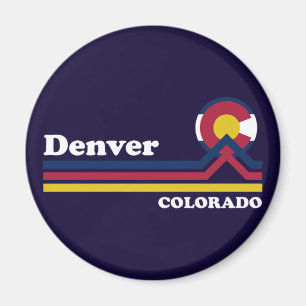 Aimant Vintage Denver Colorado