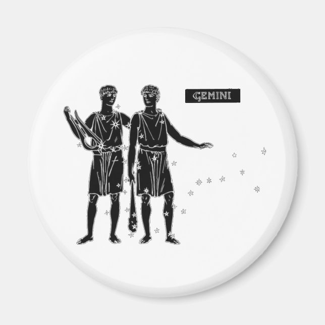 Aimant Vintage Gemini (Devant)