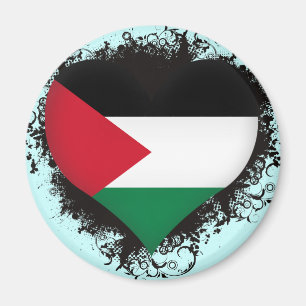Aimant Vintage I Love Palestine