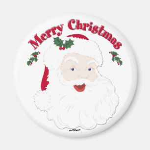 Aimant Vintage Joyeux Noël Père Noël