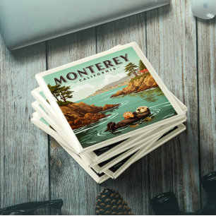 Aimant Vintage Monterey Californie