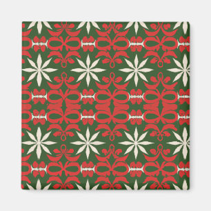 Aimant Vintage motif Noël/hiver