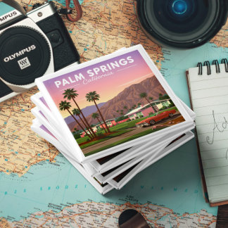 Aimant Vintage Palm Springs Californie