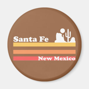 Aimant Vintage Père Noël Fe Nouveau-Mexique