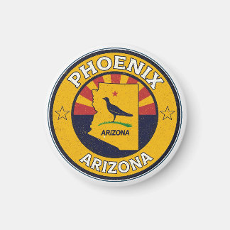 Aimant Vintage Phoenix, Arizona gifts