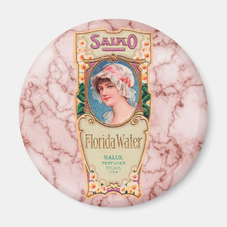 Aimant Vintage Salko Florida Étiquette de parfum d'eau