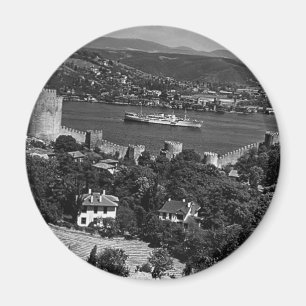 Aimant Vintage Turquie Istanbul Bosphore forteresse Canva