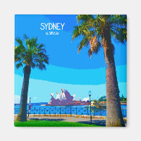 Vintage voyage d'art du port de Sydney