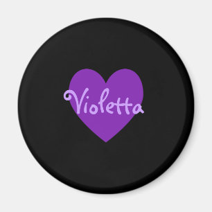 Aimant Violette en violet