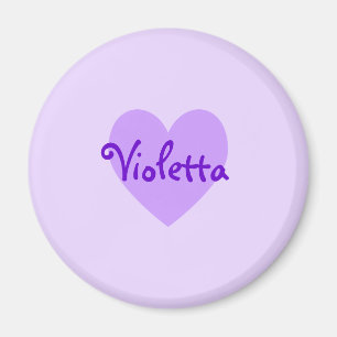 Aimant Violette en violet