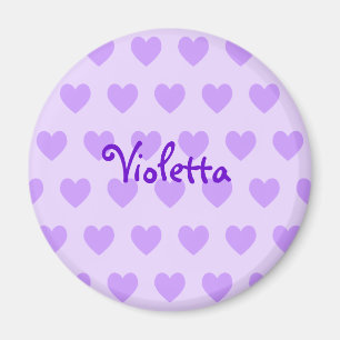 Aimant Violette en violet