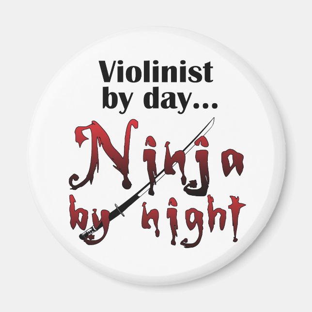 Aimant Violon Ninja (Devant)