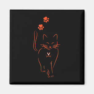 Aimant Virginia Cavaliers Licence d'impression Uni-adulte