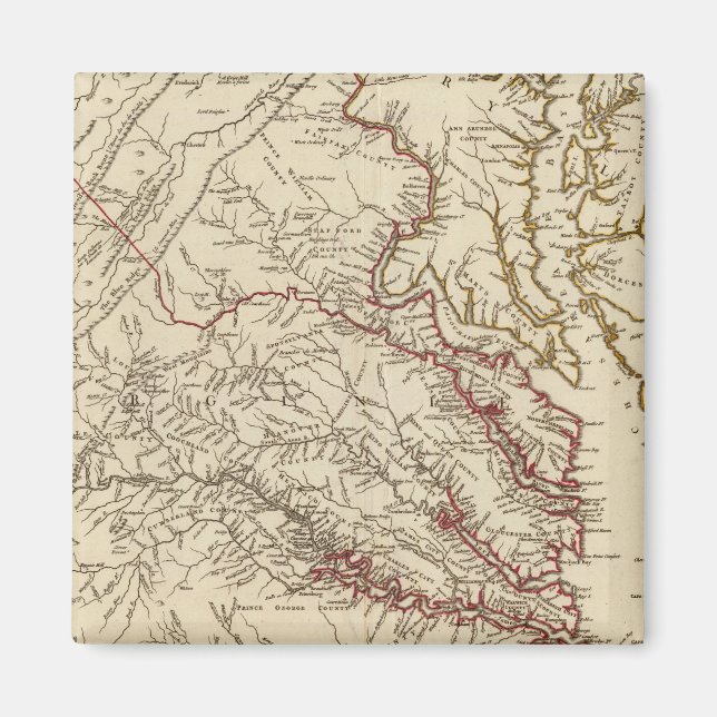 Aimant Virginie, Maryland (Devant)