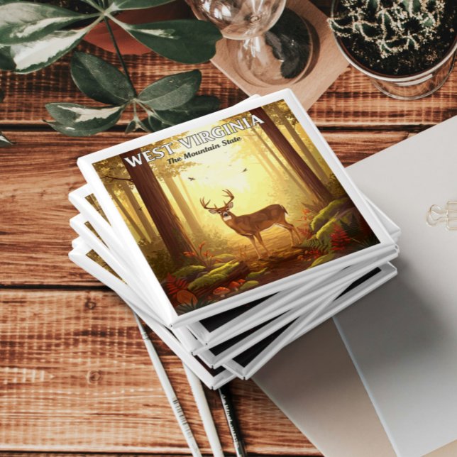 Aimant Virginie-Occidentale vintage (Créateur téléchargé)