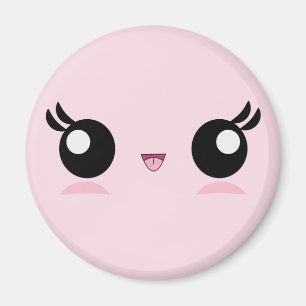 Aimant visage bébé Kawaii