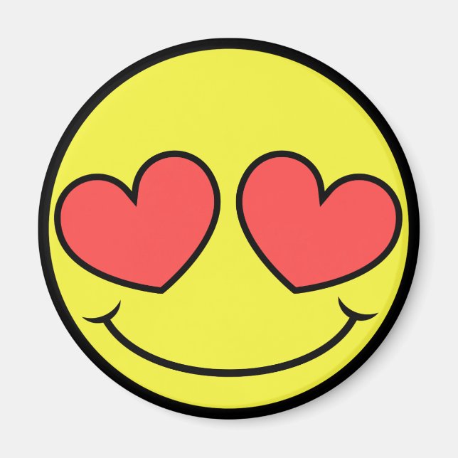 Aimant Visage d'amour (Devant)