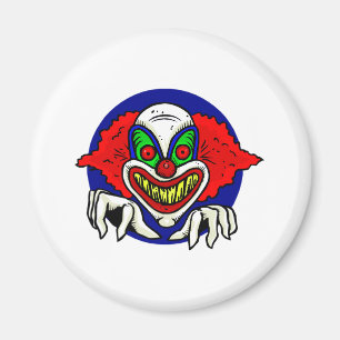 Aimant Visage de clown malin