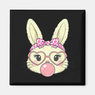 Aimant Visage de Lapin Mignon pour Femmes Filles Enfants