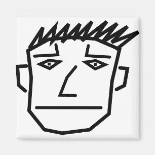 Aimant Visage de l'homme