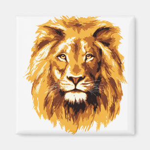 Aimant Visage de lion