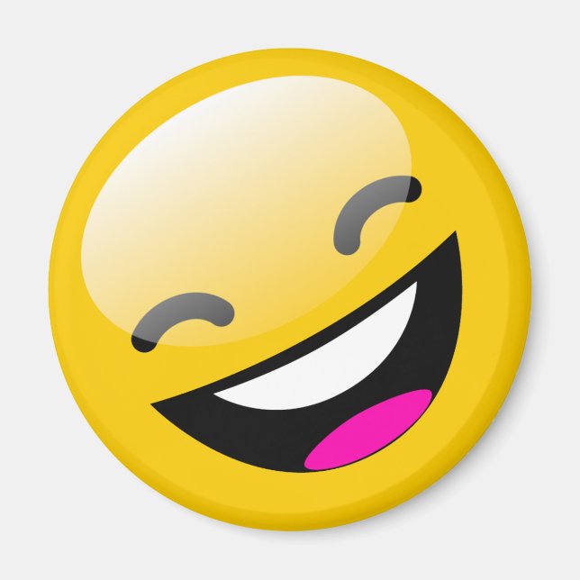 AIMANT VISAGE DE RIRE (Devant)