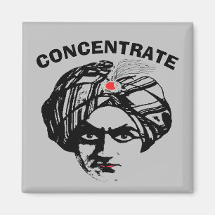 Aimant Visage du magicien de l'obéissance