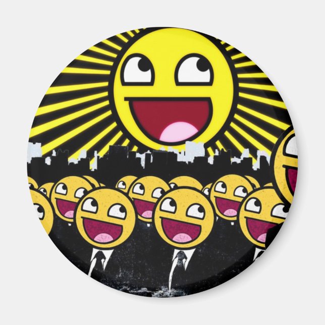 Aimant Visage impressionnant (Devant)