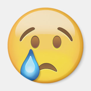 Aimant Visage pleurant Emoji