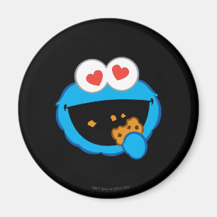 Aimant Visage Souriant Cookie avec des Yeux en Forme de C
