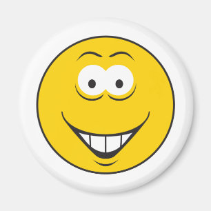 Aimant Visage sourire aux dents