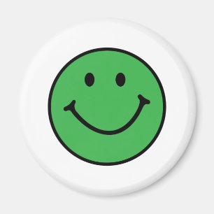 Aimant visage vert classique