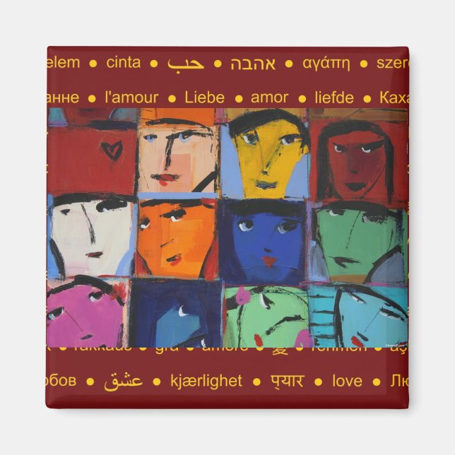 Aimant Visages (Devant)