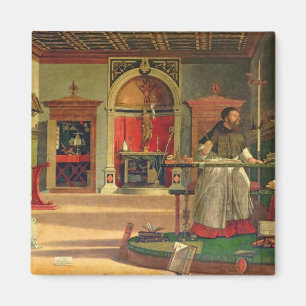 Aimant Vision de St. Augustine, 1502-08 (huile sur toile)