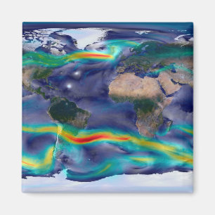 Aimant Visualisation Des Vents Mondiaux.