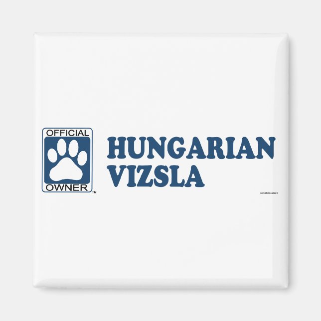 Aimant Vizsla bleu hongrois (Devant)