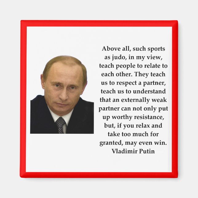 Aimant Vladimir Poutine (Devant)