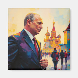 Aimant Vladimir Putin: The Mighty caricature