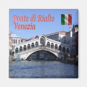Aimant VNT026 VENISE, Pont du Rialto, Italie, Réfrigérate