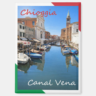 Aimant VNT116 CHIOGGIA, Canal Vena, Vénétie, Italie, Réfr