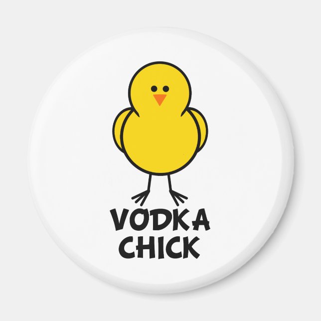 Aimant Vodka Chick (Devant)