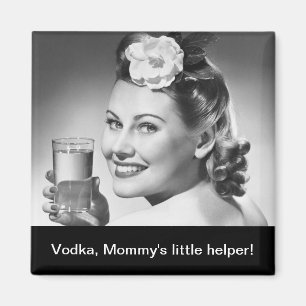 Aimant Vodka, la petite aide de la maman !