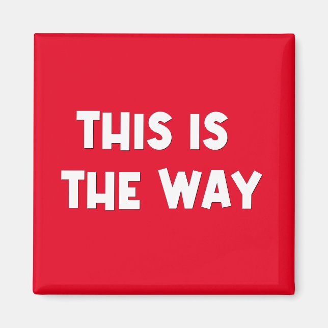 Aimant Voici comment l'aimant (Devant)