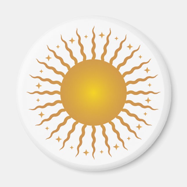 Aimant Voici L'Aimant Soleil (Devant)